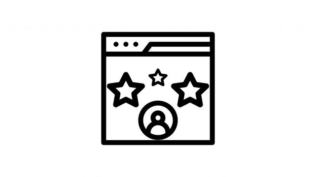 review minimalist stroke animation