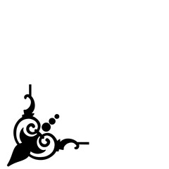 Batik Motif Corner Ornament © ftntzz