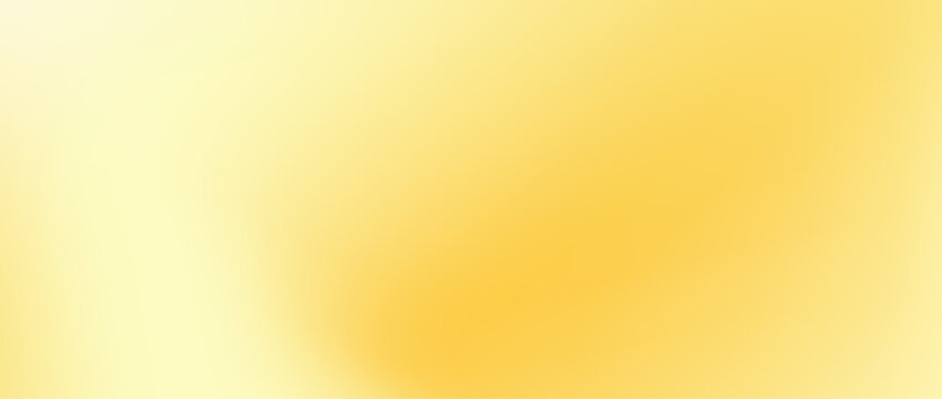 Pastel yellow gradient background. Smooth butter cream blur texture wallpaper. Pale yellow gold flowing liquid effect backdrop for banner, flyer, presentation, poster. Vector abstract universal cover