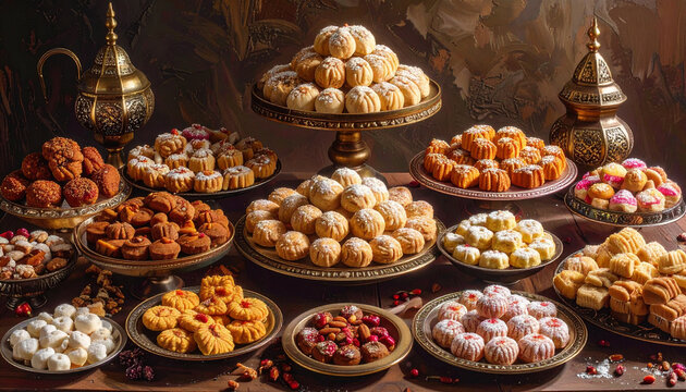 variety of dried fruits and nuts