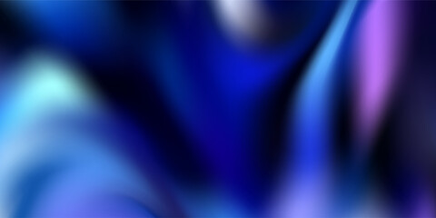 Obraz premium Abstract Liquid Mesh Gradient Background with Blue and Purple Wavy Fluid Shapes