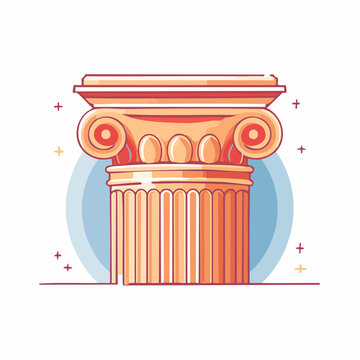 Ionic Column Illustration