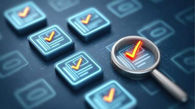 A sleek digital interface for risk control and data validation ensures verification through constant tracking, real time monitoring, and a final review.