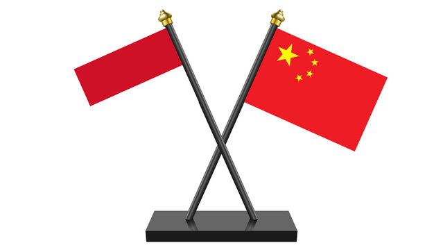 Flag of China and Monaco