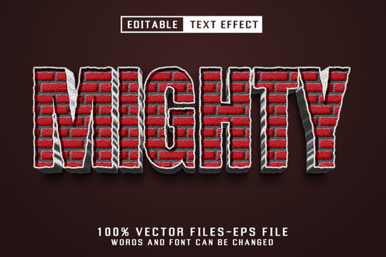 Mighty 3d Text - Editable Text Effect