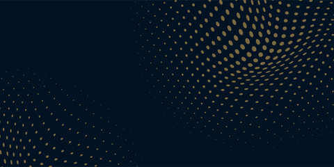 Obraz premium Best digital wave of particles. Futuristic point wave. Technology background vector. dot texture