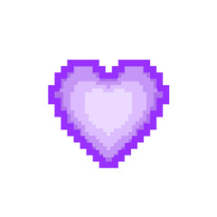 Fototapeta premium heart pixel