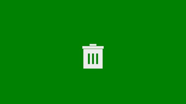 Removing, Deleting, Getting Rid of Limiting Beliefs from Life - Let Go of Limiting Beliefs - Self-Development or Personal Development Concept - Minimal Motion Graphics Clip - Green Screen
