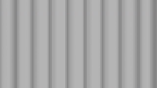 Corrugated Metal Wall Vertical Ridges Seamless Loop Background For Industrial And Architectural Use