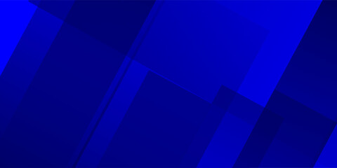 Fototapeta premium Blue diagonal geometric overlay layer background with lines pattern. Abstract Diagonal rectangle shape graphic elements. Modern banner backdrop template design with space for text. Vector illustration