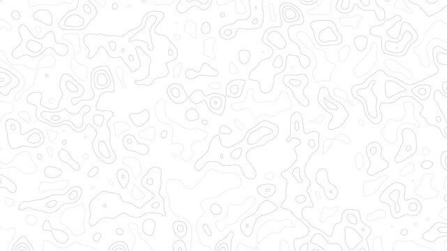 Minimalist white abstract liquid motion background, with smooth organic lines