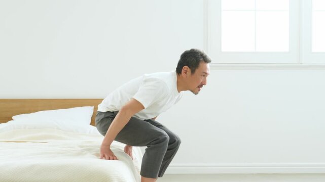 腰痛・腰の痛みに苦しむ中高年男性