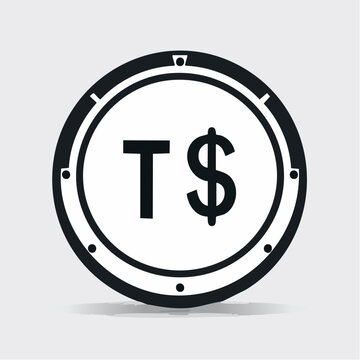 Tongan Paʻanga Currency Symbol Coin Icon
