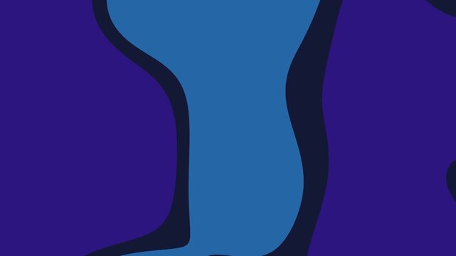 Abstract Color Shapes Motion in Blue and Purple.