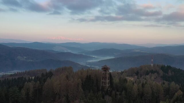 Wieża Malnik, Muszyna, Małopolska, Sądeckie 