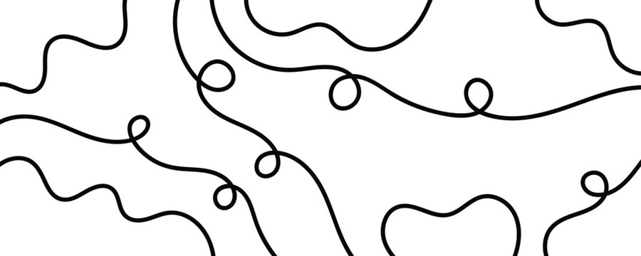 Vector modern wavy lines on a white background. Abstract background design ,wave line background design.