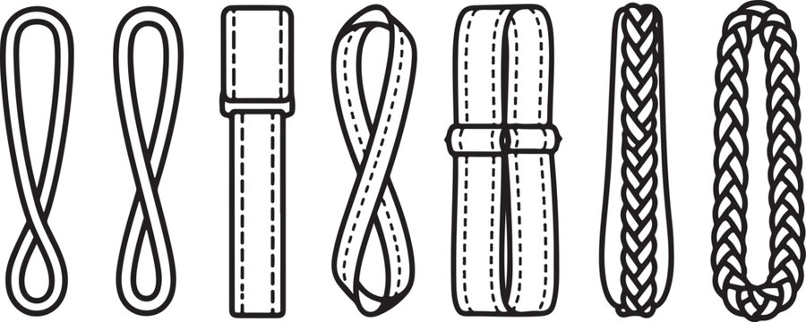 Flat icons set of human skeletal system anatomy bones Vector