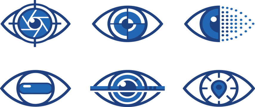 Eye icon set