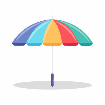 Colorful Beach Umbrella
