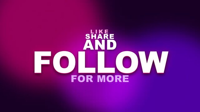 Like Share And Follow For More Social Media Outro