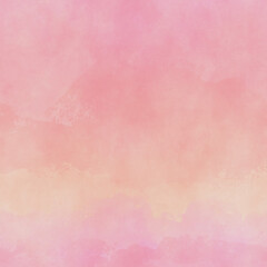 Fototapeta premium Pink and Peach Seamless Repeating Watercolor Gradient Background