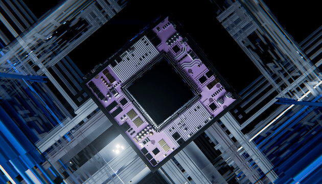 3D computer processor in a dynamic data center network