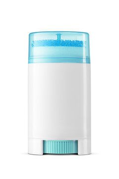 Bottle with sponge applicator for shoe care liquid polish isolated. Transparent PNG image.