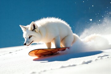 Fototapeta premium Wild Fox in Snow