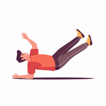 Man Performing Side Plank Exercise