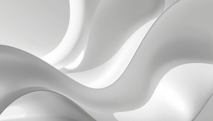 Fototapeta premium Futuristic blue silk wave architecture with curved lighting textured 3D vector concept design wallpaper