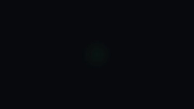 abstract green tick sign animtion circle 