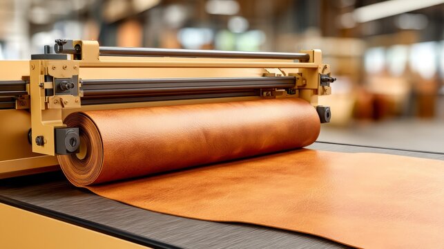 Compact Leather Embossing Machine Pressing Patterns Onto Material Surface