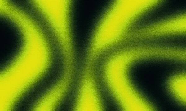 Abstract pixelated scanlines background with neon yellow and green grainy flow