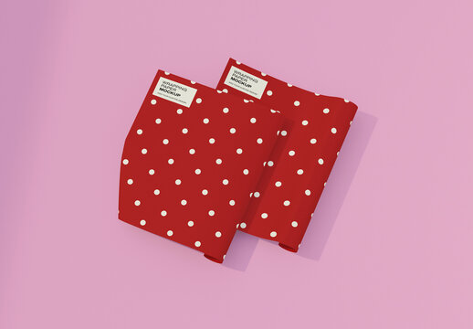 Gift Wrapping Paper Mockup