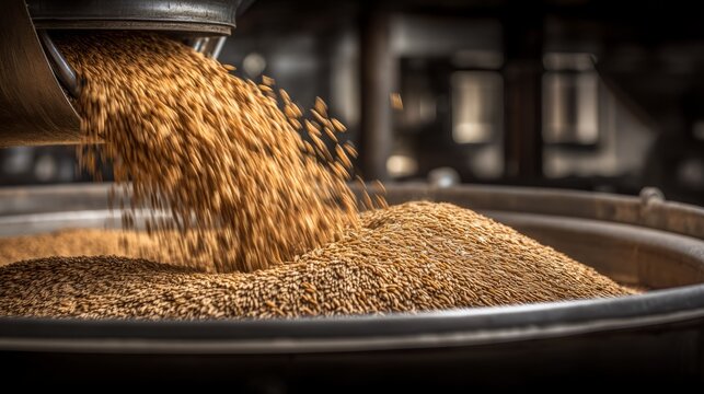 Rice Milling Machine for Separating Grains from Husk in Action