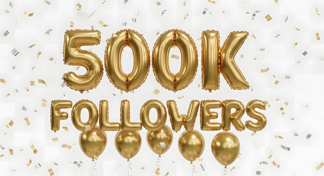 Celebrating 500 000 followers a milestone achievement in social media growth