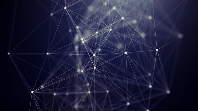 Abstract plexus web technology background