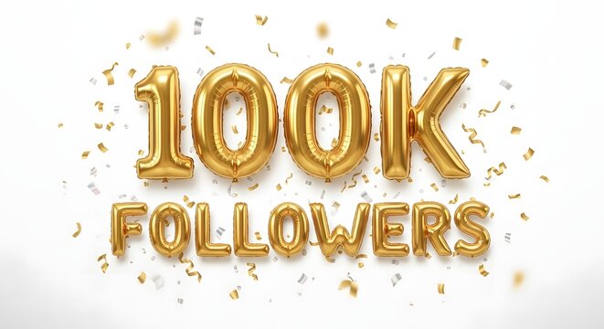 Celebrating 100 000 followers a golden milestone achievement