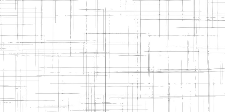 Abstract geometric grid pattern with thin grey lines on a clean white background for modern design