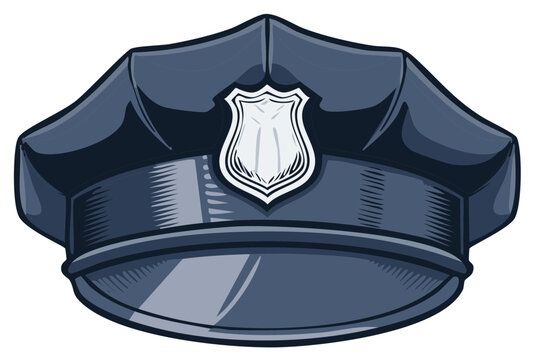 Classic Police Officer Cap Emblem Badge Uniform Accessory
