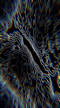Digital Wave Glitch Texture Seamless Loop For Futuristic Cyber Presentations