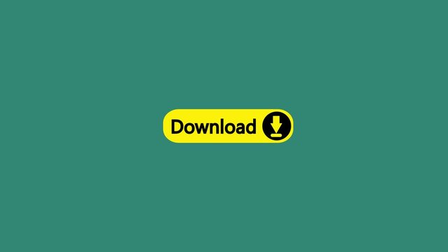 download button icon animation, Download sign icon. rectangle shape download button