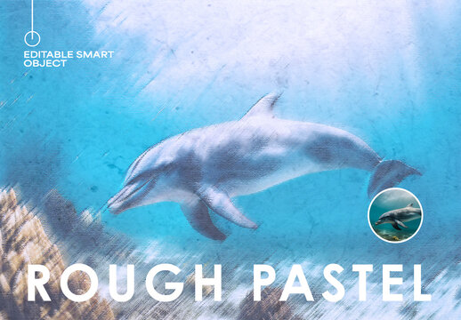 Rough Pastel Photo Effect