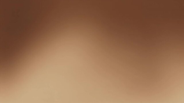 Mocha Brown and Cream Smooth Gradient with Subtle Film Grain: Warm Cozy Palette Loopable Cinematic Abstract Background (16:9) for Creative Visual Projects