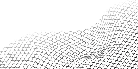 Mesh texture for fishing nets. Seamless pattern for sportswear or soccer goal, volleyball net, basketball hoop © khoimuddin