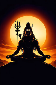 Shiv Shankar Mahadev Nilkanth Bholenath with Mata Parvati Shivshakti on Mahashivratri celebrating divine union love devotion spiritual energy and blessings/ Pradosh Vrat/ Masik Shivaratri