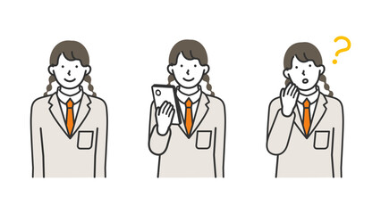 Fototapeta premium Integrating mobile technology into academic life, showcasing a student using smartphone applications for research, reflecting modern study habits and the transition toward efficient.