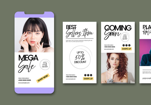 Creative Fashion Social Media Story Template