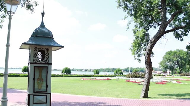 Art Nouveau Music Pavilion Architecture at Lake Palic, Serbia