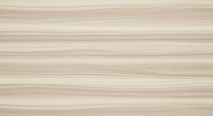 Obraz premium Light brown wood grain texture background with horizontal lines beige pattern natural material surface smooth